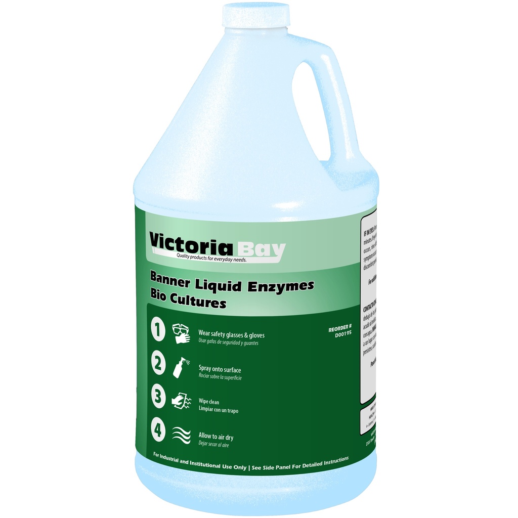 Victoria Bay Banner Liquid Enzymes Bio Cultures 4/Case