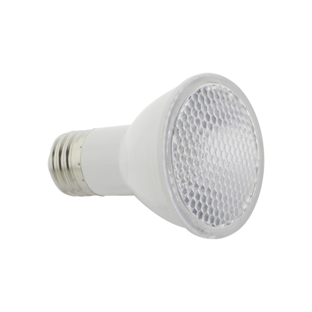 Satco 6.5 Watt; PAR20 LED; Amber color; 40 deg. Beam Angle; Medium base; 120 Volt; Turtle Friendly