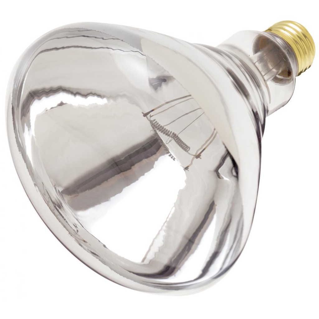 Satco 250 Watt R40 Incandescent; Clear Heat; 6000 Average rated hours; Medium base; 120 Volt