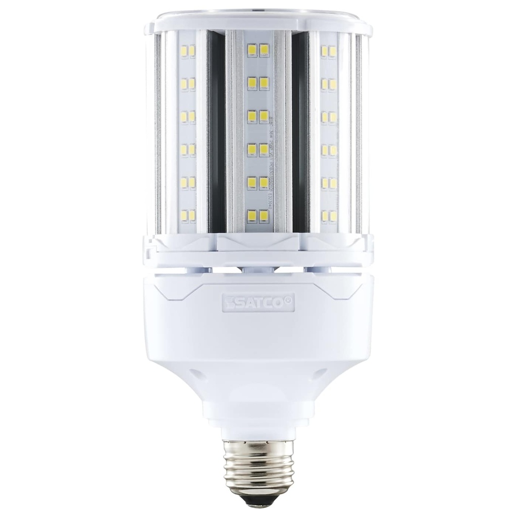 Satco 36 Watt LED HID Replacement; 80 CRI; 5000K; Type B; Ballast Bypass; Medium base; Economy Hi-Pro
