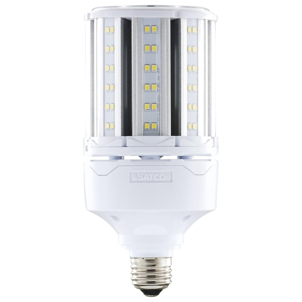 Satco 36 Watt LED HID Replacement; 80 CRI; 5000K; Type B; Ballast Bypass; Medium base; Economy Hi-Pro