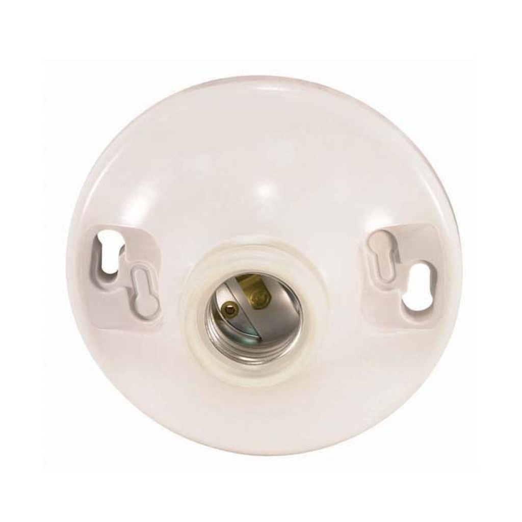 SATCO Medium Base Keyless Receptacle Socket 4-1/2" Diameter; 660W MAX