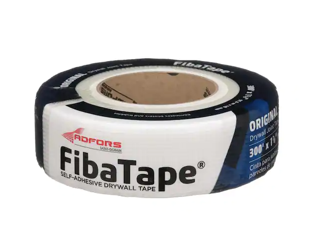 FibaTape Standard White 1-7/8 in. x 300 ft. Self-Adhesive Mesh Drywall Joint Tape