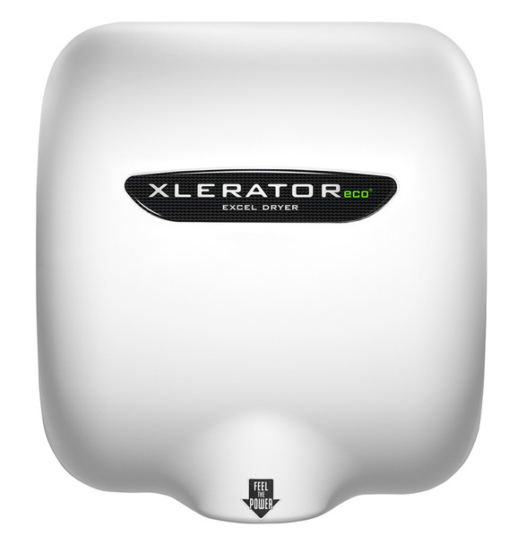 XleratorECO XL-BW-ECO 110-120V White Polymer No Heat Hand Dryer