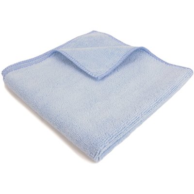 Renown 16 in. x 16 in. General Purpose Microfiber Cleaning Cloth, Blue (12-Pack)