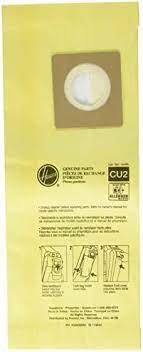 HOOVER COMMERCIAL Vacuum Bag, 10" H, 7-1/2" L, PK10