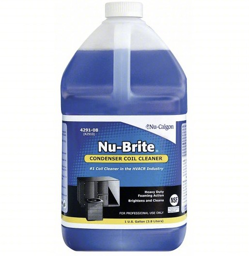 Condenser Cleaner, Liquid, 1 gal, Blue