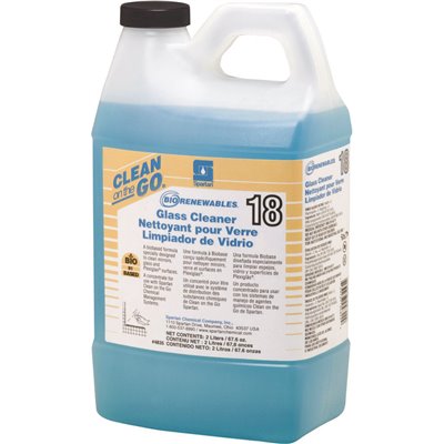 Spartan Chemical Co. BioRenewables 2 Liter Waterfall Scent Glass Cleaner