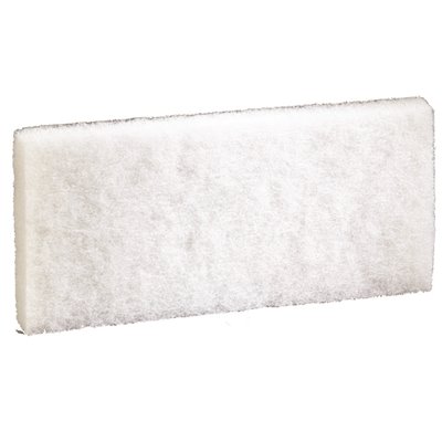 3M Doodlebug Scrub Pad, 4.6 x 10, White, PK20
