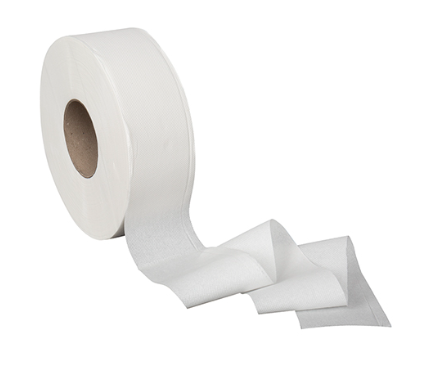 Right Choice® 9″ Ultra Jumbo Bath Tissue, 2-Ply White, 9", 1/CS/12