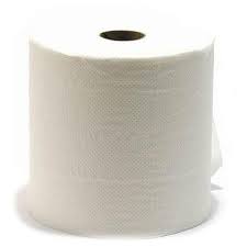 Victoria Bay Roll Paper Towel 660 FT White Centerpull 6 Rolls/Case