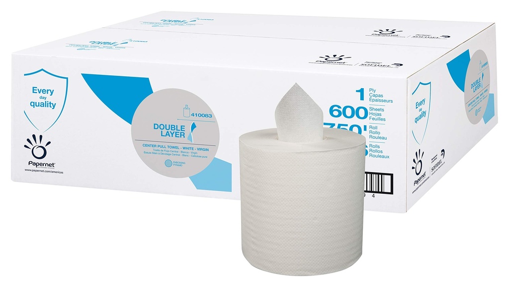 Sofidel America  Heavenly Soft Roll Paper Towel 750 FT White Centerpull 6 Rolls/Case