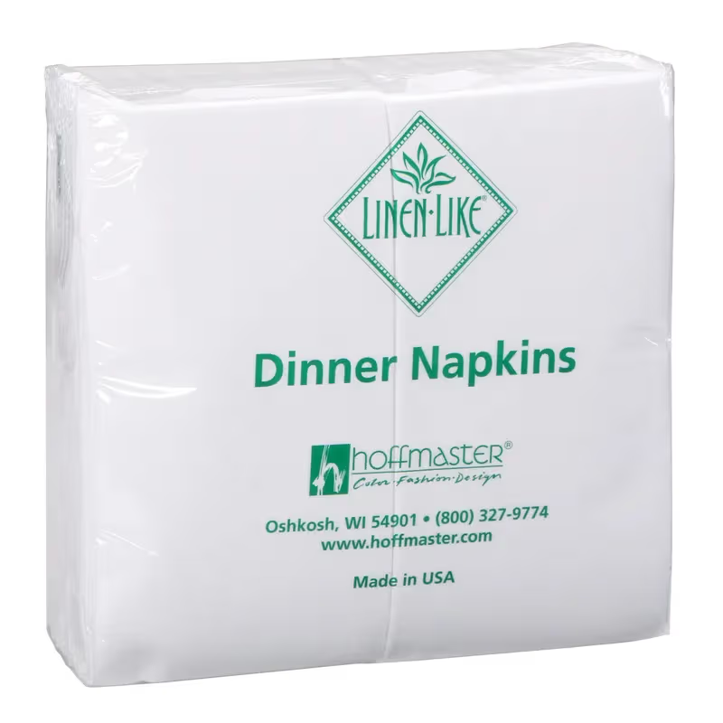 Hoffmaster 120060/ 800 8u Longlast Unembossed Dinner Napkin 300 Unit Cs/4