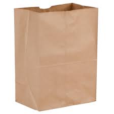 Shopping Bag Flat Bottom 1/8 BBL, Brown Pk500