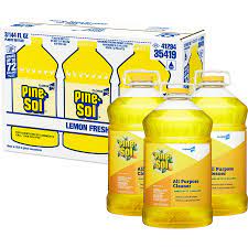 Pine-Sol All Purpose Cleaner, 144 fl oz (4.5 quart) Lemon Fresh, 3 PK
