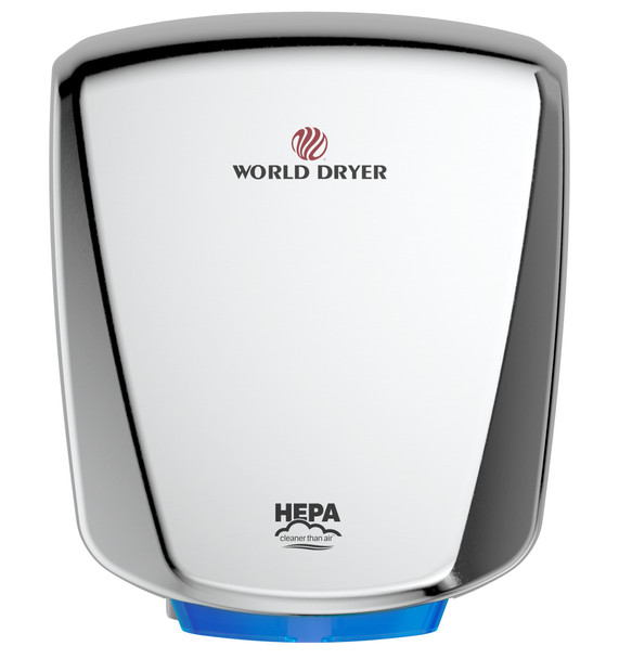 WORLD DRYER VERDEdri Q-972A2 120-277V Polished Stainless Steel Hand Dryer