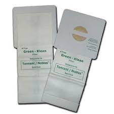 Green Klean GK-Ten-BacPK Tennant Nobles Portapac & Models 3050; 3000 & 3040 Replacement Vacuum Bags - 10 per Case - Case of 10