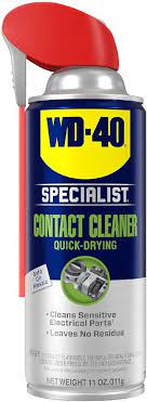 WD-40 Specialist Contact Cleaner Spray with Smart Straw, TWIN PACK , 11 OZ