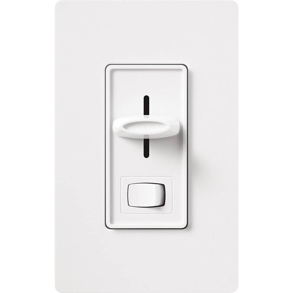 Lutron Skylark LED+ Dimmer Switch for Dimmable LED and Incandescent Bulbs, 150W LED/Single-Pole or 3-Way, White