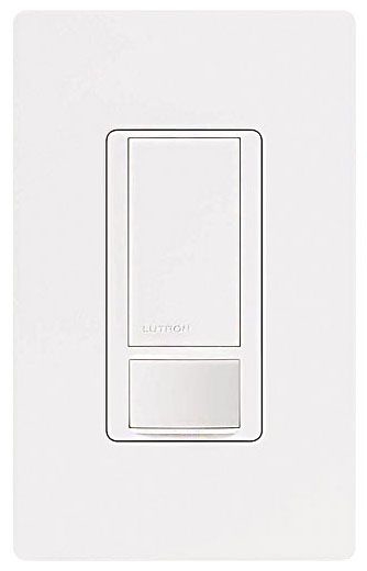 Lutron Maestro Switch with Vacancy Sensor Multi Location 120V / 5A in White