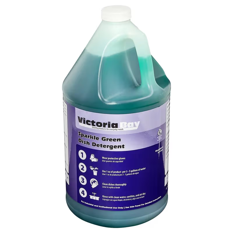 Victoria Bay Sparkle Green Dish Detergent 1 Gal 4/Case