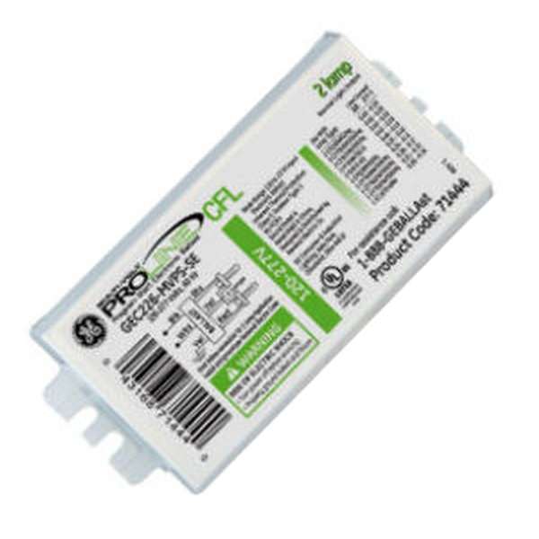 GE Compact Fluorescent Ballast (63097) 1-2 Lamp - 120/277 volt - Program Start - High Frequency - Electronic - ProLine®