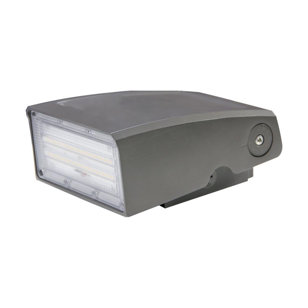 SATCO 28 Watt Adjustable LED Wall Pack; CCT Selectable; 3360-3500 Lumens; DLC Premium