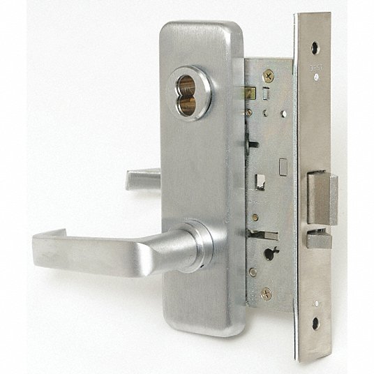 Mortise Lockset, Lever, MR, MR Escutcheon, Passage, Mech