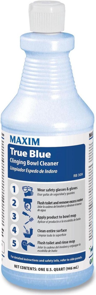 True Blue Clinging Toilet Bowl Cleaner 12/1 qt