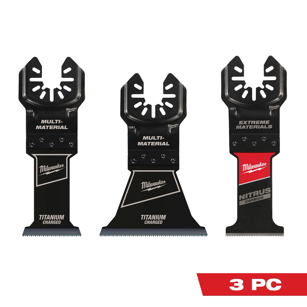 Milwaukee Multi-Tool Oscillating Multi-Material Cutting Blade Kit (3-Piece)