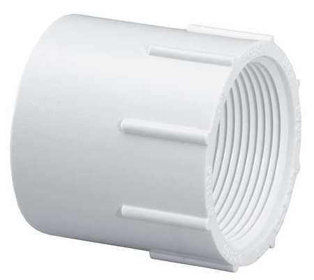 PVC Female Adapter, Socket x FNPT, 2 in Pipe