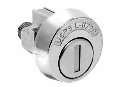 National C9100 Mail Box Lock with Dust Cover Clockwise Turn Less Cam -NL