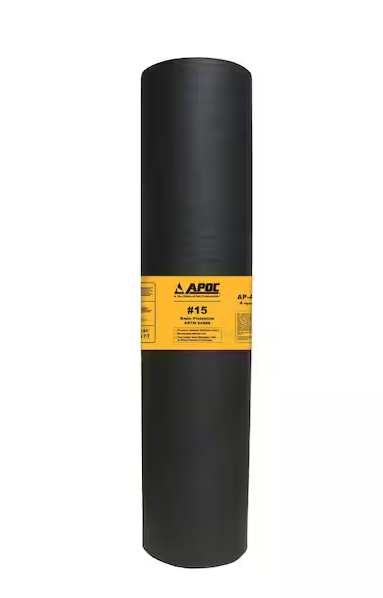 36 in. x 144 ft. 432 sq. ft. Felt Roof Underlayment