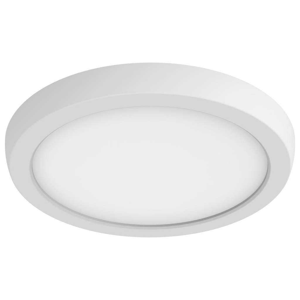 Satco Blink - 11W; 7in; LED Fixture; CCT Selectable; Round Shape; White Finish; 120V