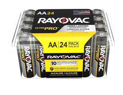 RAYALAA-CP Rayovac UltraPro AA Alkaline Battery - 24 Pack