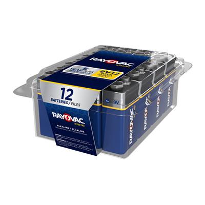 RAYAL9VA-12PPJ Rayovac UltraPro 9V Alkaline Battery - 12 Pack Batteries