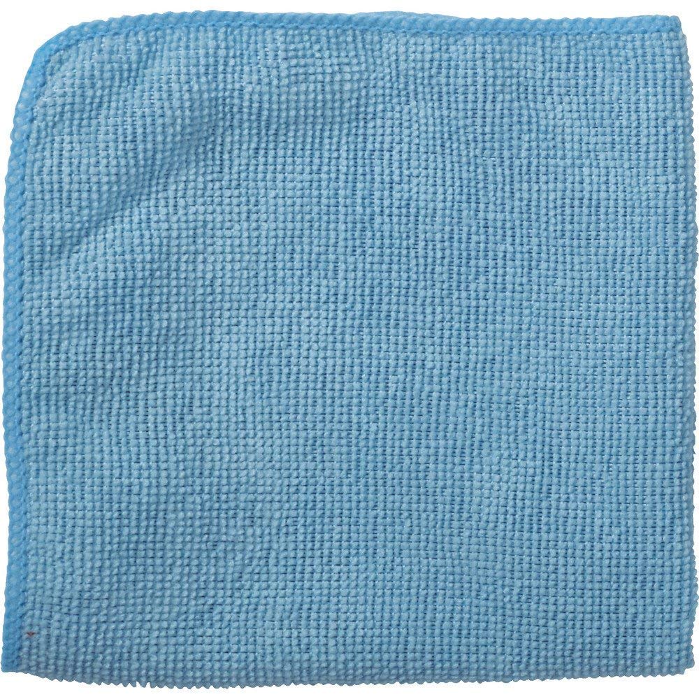 RUBBERMAID COMMERCIAL Microfiber Cloth Wipe 12" x 12", Blue, 24PK