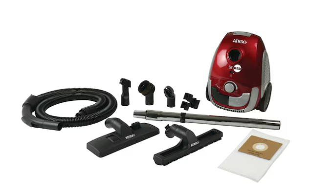 ATRIX Lil Red HEPA Canister Vacuum Cleaner