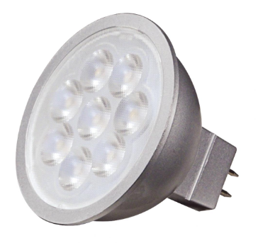 SATCO  6.5 Watt; LED MR16 LED; 4000K; 40 deg. Beam Angle; GU5.3 base; 12 Volt AC/DC