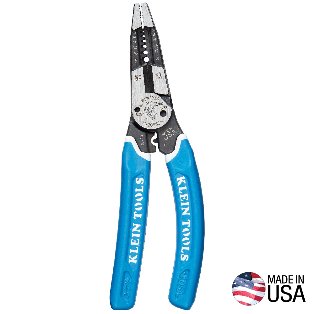 Klein Tools Wire Stripper / Cutter / Crimper Tool for Cutting