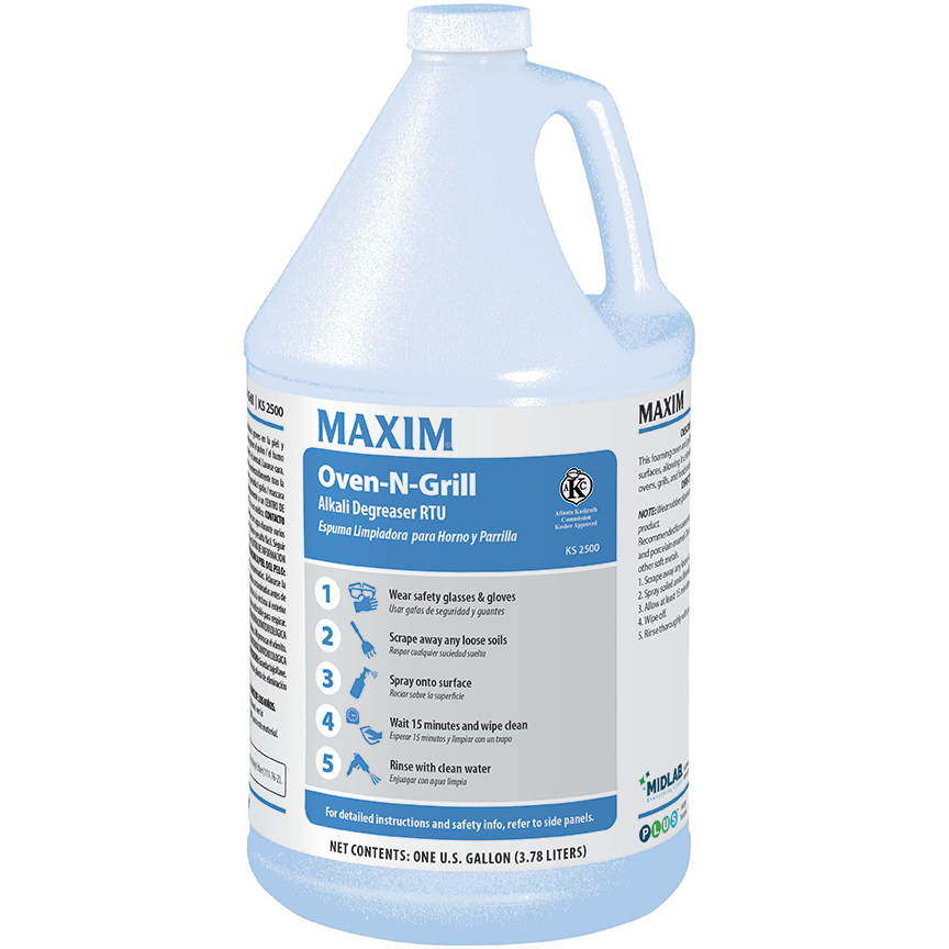 Maxim Kitchen Best Foaming Oven & Grill Cleaner (4/1 gal-Case)