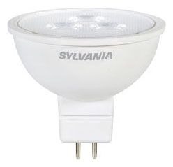SYLVANIA MR16 LED Flood and Spot Light Bulb, 5W, 35W Equivalent, Non-Dimmable, 350 Lumens, 3000K, White