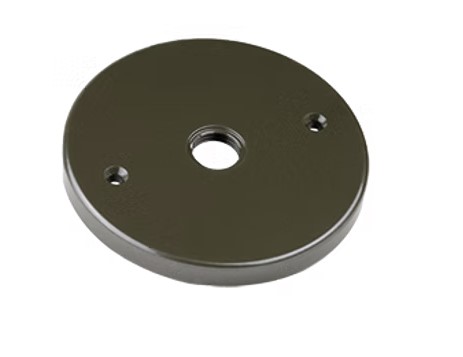 Bullet GU10 Base Black Finish - Canopy JBOX Mount 120V