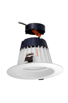 Sylvania RT8 LED Downlight Selectable 20W/28W/34W 27K/30K/35K/40K 90 CRI 120-347V 0-10V Dimming