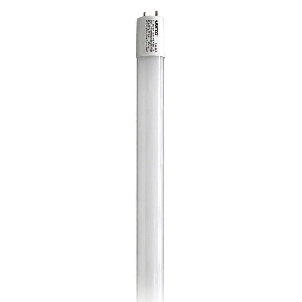 Satco 17 Watt T8 LED, 4Ft, Type B, 5000K, 2200Lm