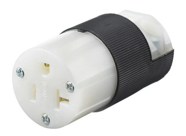 HUBBELL Connector, 5-20R, 20A, 125V