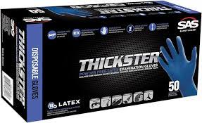 Thickster Powder-Free Exam Grade Latex Gloves - 2XLrg