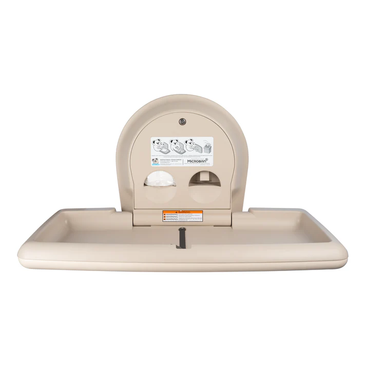 KOALA Baby Changing Station Plastic Horz Beige