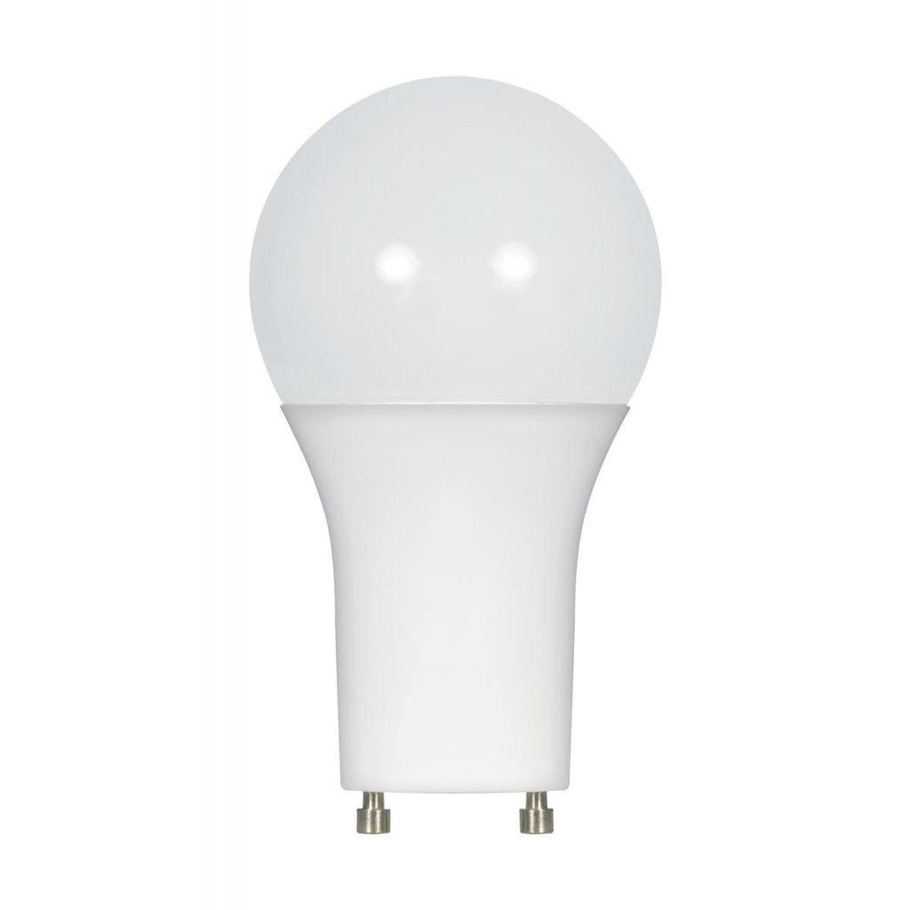 Satco 9.8 Watt, A19 LED, 5000K, GU24 base, 220 deg. Beam Angle, 120 Volt