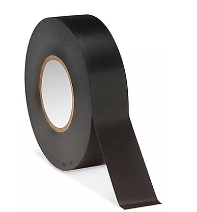 3M TEMFLEX Vinyl Electrical Tape 165 Black 3/4" x 60'